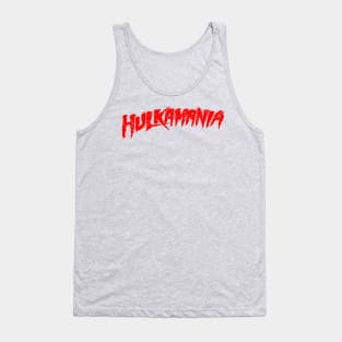 Hulkamania Red Retro Tank Top